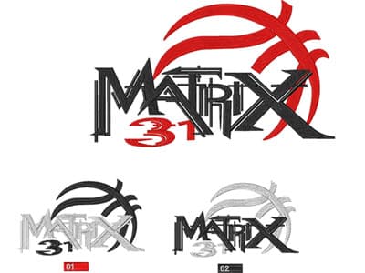 Embroidery digitizing portfolio sample 28