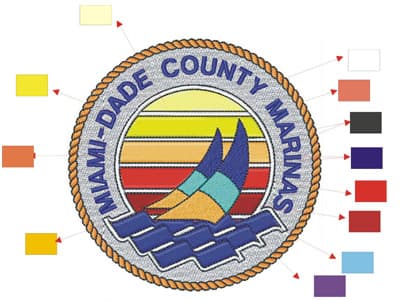 Embroidery digitizing portfolio sample 45